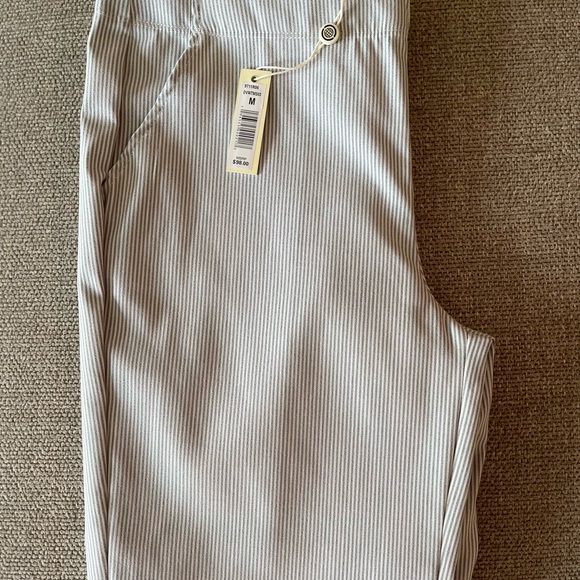 Max Studio High Waist Striped Pull On Trouser - Picture 4 of 6